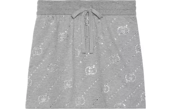 Юбка повседневная женская серая Gucci