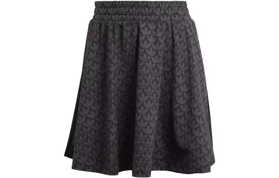 Юбка повседневная женская темно-серая Adidas Originals