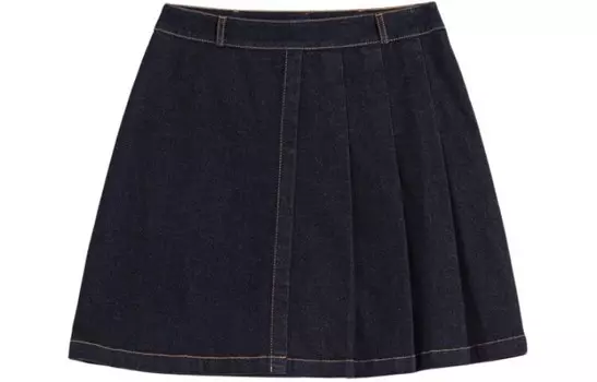 Юбка повседневная женская темно-синяя Gap