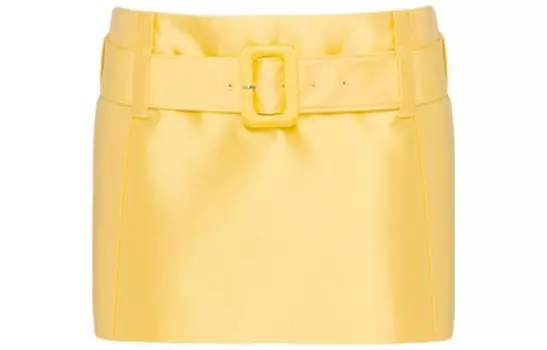 Юбка повседневная женская желтая Prada