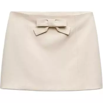 Юбка повседневная женская желтая Zara