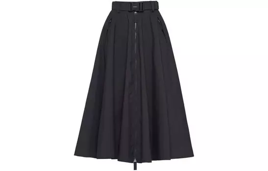 Юбка Prada длинная, дымчато-серый