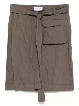 Юбка прямого кроя Ferragamo, серый