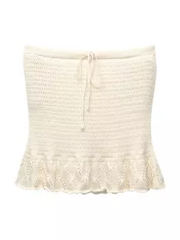 Юбка Pull&Bear, экрю