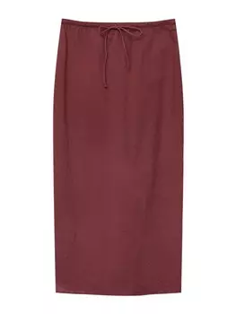 Юбка Pull&Bear, бордовый