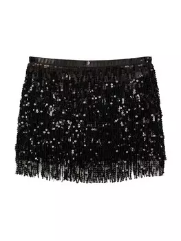 Юбка Pull&Bear, черный