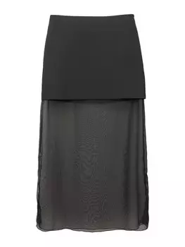 Юбка Pull&Bear, черный