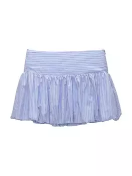 Юбка Pull&Bear, цвет Night blue/Light blue