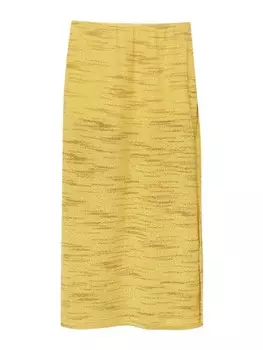 Юбка Pull&Bear, цвет Yellow/Mustard