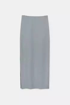 Юбка Pull&Bear, голубовато-серый