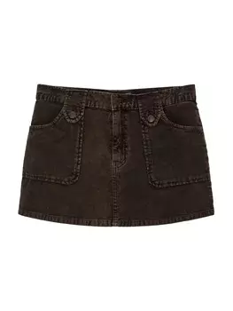 Юбка Pull&Bear, коричневый