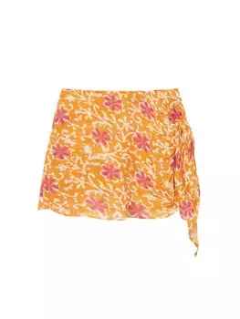 Юбка Pull&Bear, оранжевый