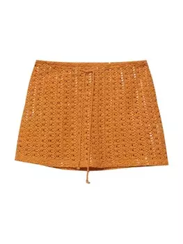 Юбка Pull&Bear, оранжевый