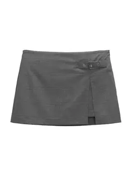 Юбка Pull&Bear, серый