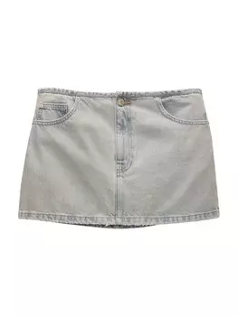 Юбка Pull&Bear, синий