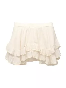 Юбка Pull&Bear, светло-коричневый