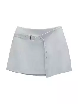 Юбка Pull&Bear, светло-синий