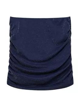 Юбка Pull&Bear, темно-синий