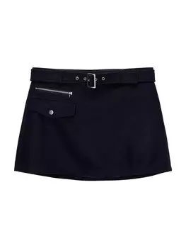 Юбка Pull&Bear, темно-синий