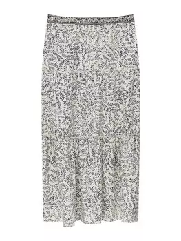 Юбка Pull&Bear, темно-синий/белый