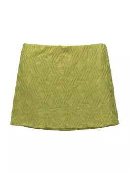 Юбка Pull&Bear, зеленый