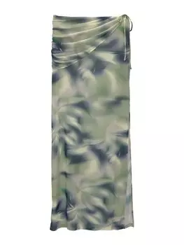 Юбка Pull&Bear, зеленый