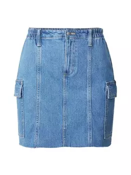 Юбка Qs, синий джинсовый
