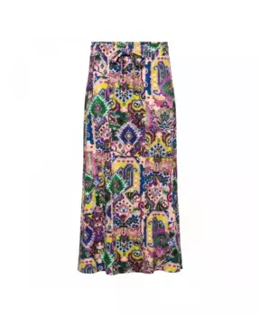 Юбка R с эластичным поясом и узором на талии &Co Woman, мультиколор