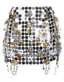 Юбка Rabanne, серебро