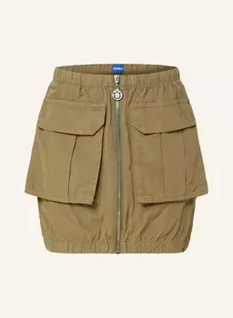 Юбка рафини HUGO BLUE, хаки