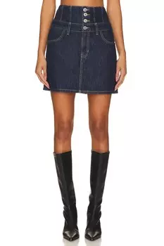 Юбка RE/DONE Corset, цвет Indigo Flow