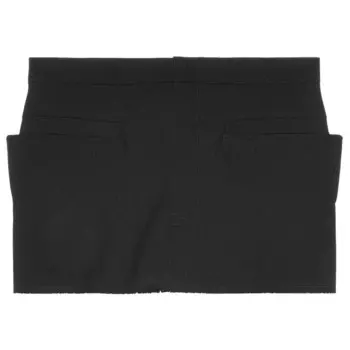 Юбка Rick Owens Cut Off Mini Skirt Black, черный