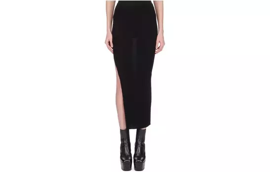 Юбка Rick Owens трикотажная, черный