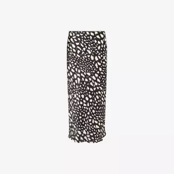 Юбка Rixo Ardith с графическим узором, черный