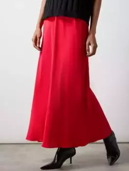 Юбка Ro&Zo Satin Bias Cut, красный