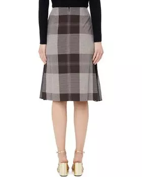 Юбка rokh Hidden Pleat Midi Skirt, цвет Desert Check