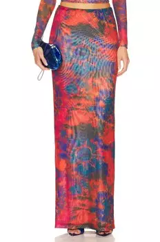 Юбка Ronny Kobo Madrid, цвет Orange Tye Dye