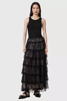 Юбка RORY Allsaints, черный