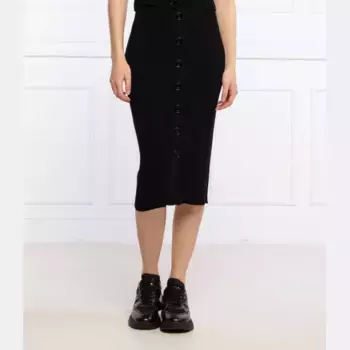 Юбка Rossiglione 2 с завышенной талией Pinko, черный