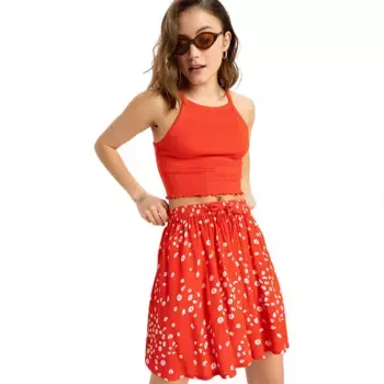 Юбка Roxy Flowing Love, красный