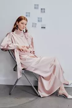 Юбка - Розовый - Макси Trendyol Modest, розовый