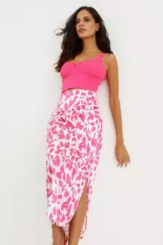 Юбка - Розовый - Миди Cool & Sexy