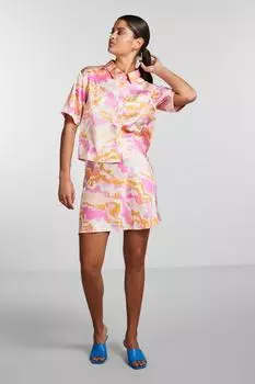 Юбка - Розовый - Мини PIECES