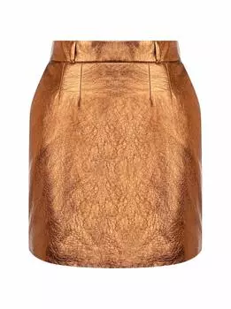 Юбка с эффектом металлик Saint Laurent