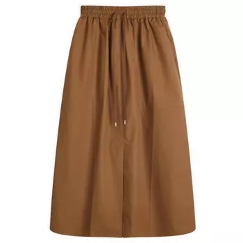 Юбка с эластичной талией Studio Nicholson, цвет almond