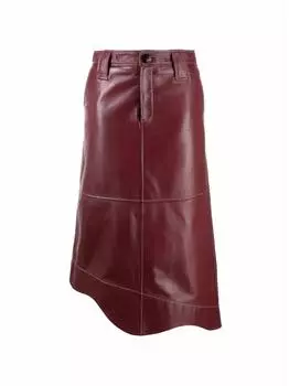 Юбка с асимметричным подолом Ganni