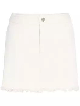 Юбка с бахромой Barrie, белый