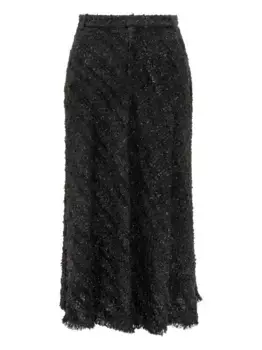 Юбка с бахромой IRO, черный