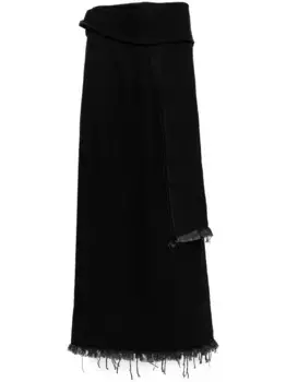 Юбка с бахромой Sankuanz, черный