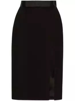 Юбка с бантом DOLCE & GABBANA, черный